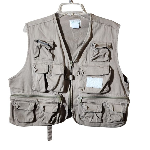 Vintage Ausable Fly Fishing Vest Size XL - Picture 1 of 5